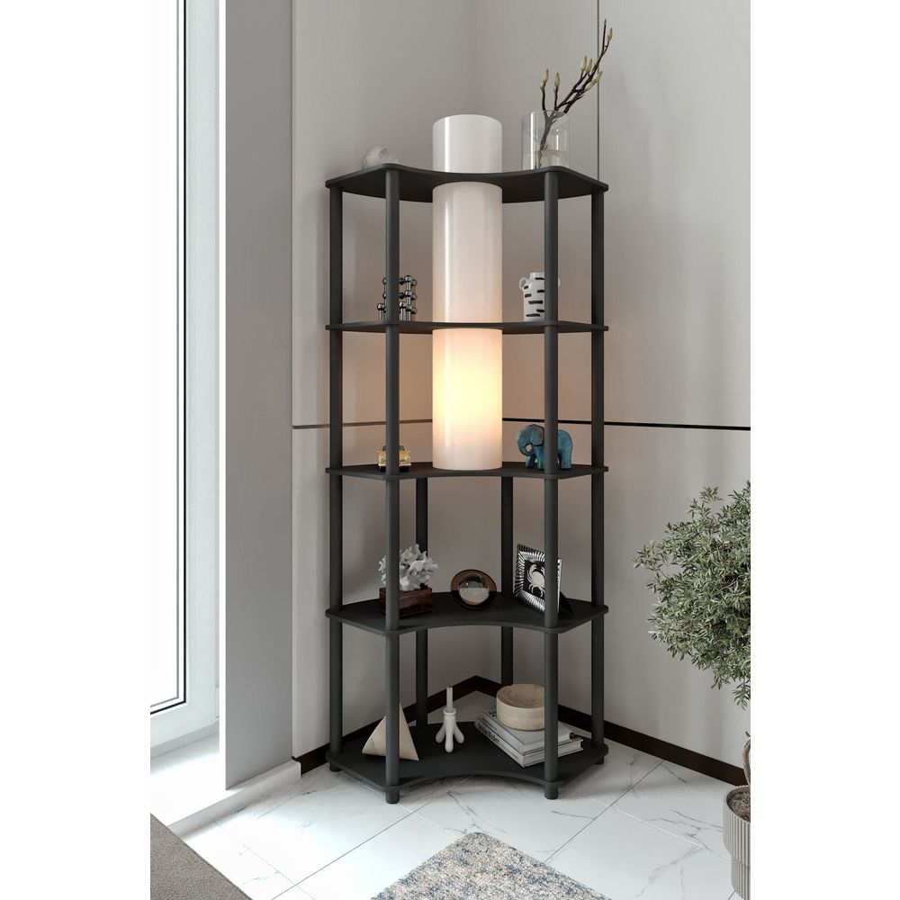 Podna Lampa Conrad - Crna slika 5