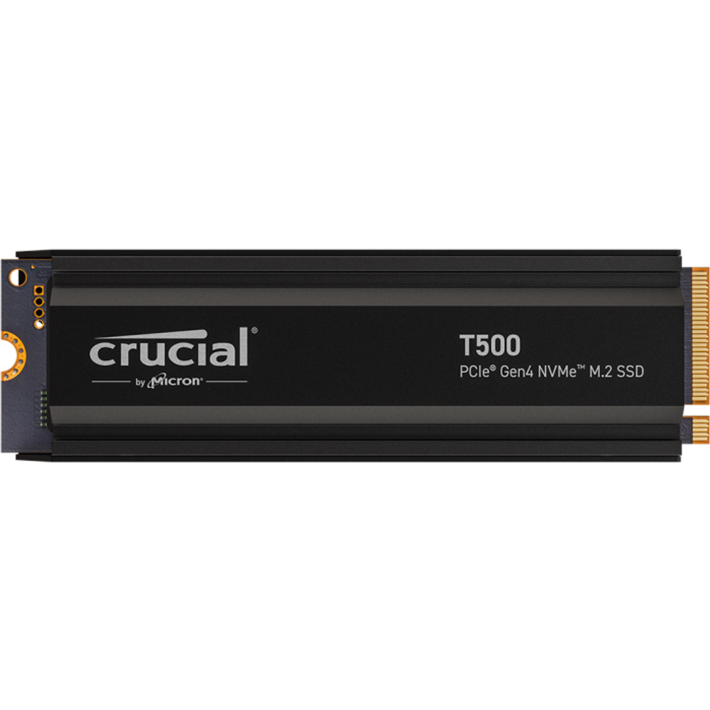 Crucial T500 2TB PCIe Gen4 NVMe M.2 SSD s hladilnikom slika 1