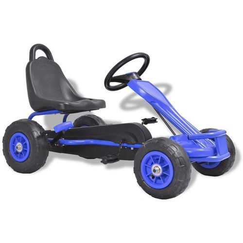 Go-Kart s Pedalama i Pneumatskim Gumama Plavi slika 2