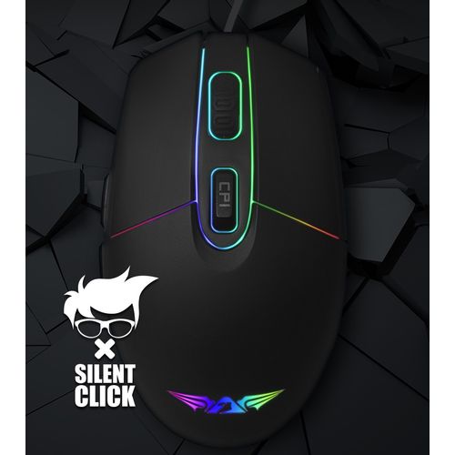 ARMAGGEDDON Raven III Stealth Gaming miš USB optički slika 4