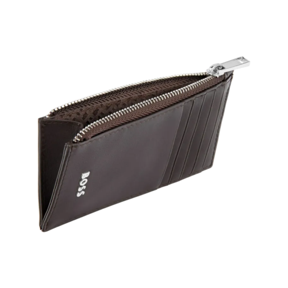 Hugo Boss Držač kartica Classic Smooth sa zipom HLK503Y braon slika 2