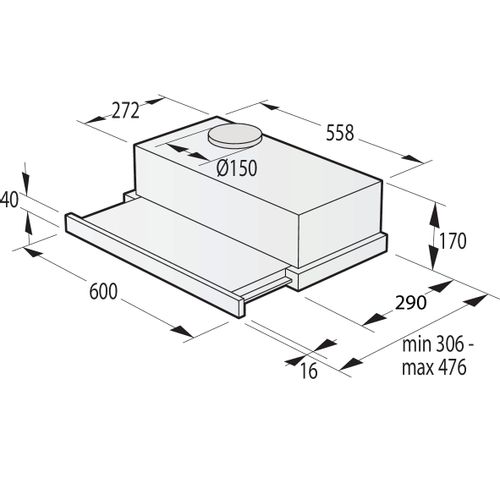 Gorenje napa TH60E3W  slika 9