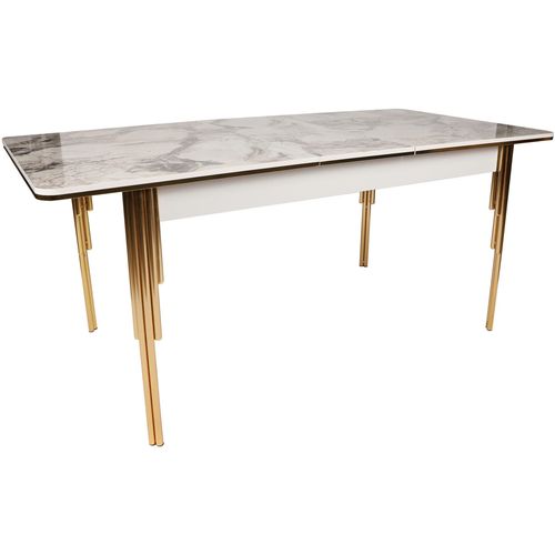 Damla 1102 Gold
White Extendable Dining Table slika 6