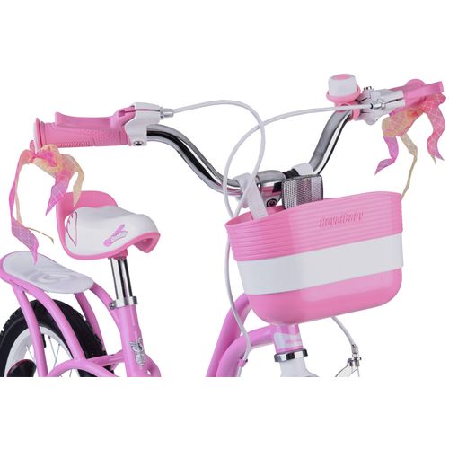 RoyalBaby bicikl 18″ Little Swan Pink slika 8