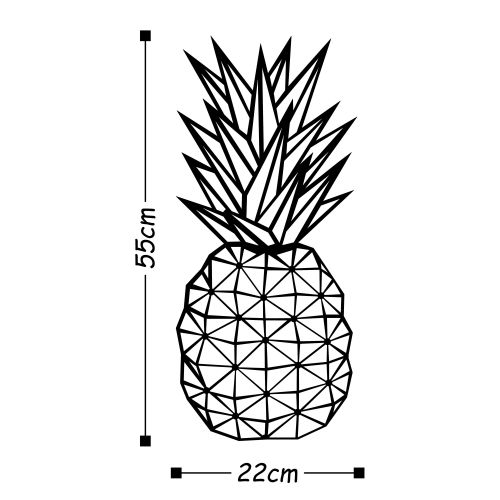 Wallity Metalna zidna dekoracija, Pineapple slika 3