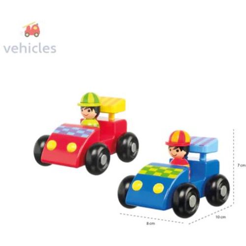 Orange tree toys Drveni set vozalica - 2 formule slika 2