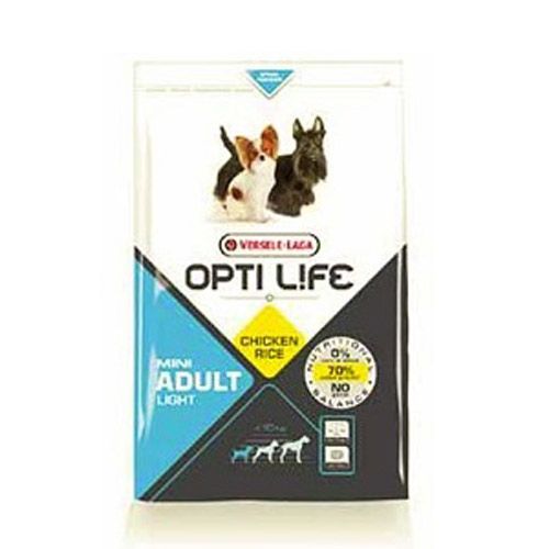 Opti Life Light Adult Mini Piletina i Pirinač 2.5 kg slika 1