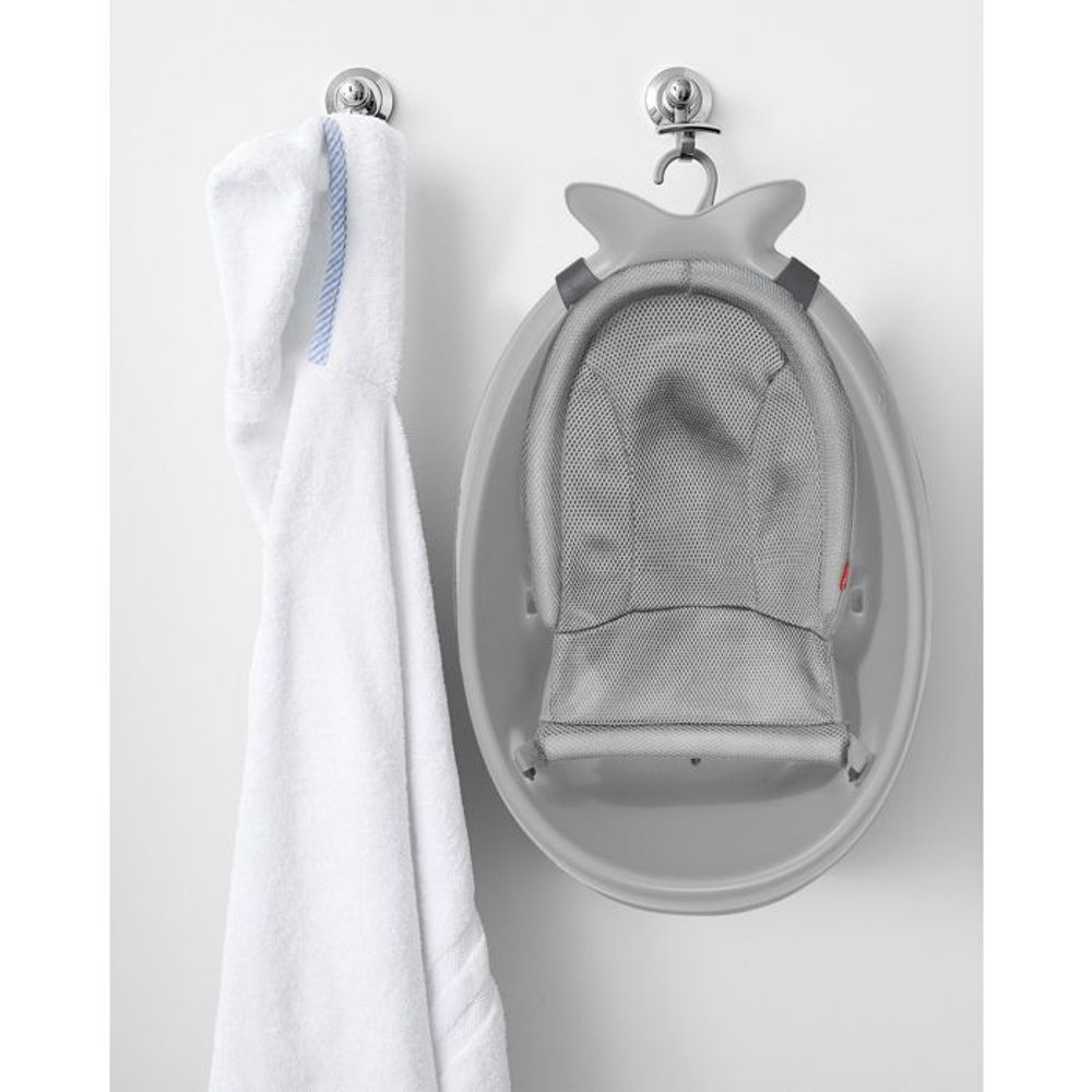 Skip Hop Kadica sa podlogom za kupanje bebe Delfin, Siva slika 7