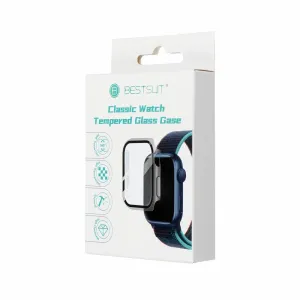 Bestsuit fleksibilna zaštitna torbica sa staklom za Apple Watch Ultra/Ultra 2 49 mm - crna