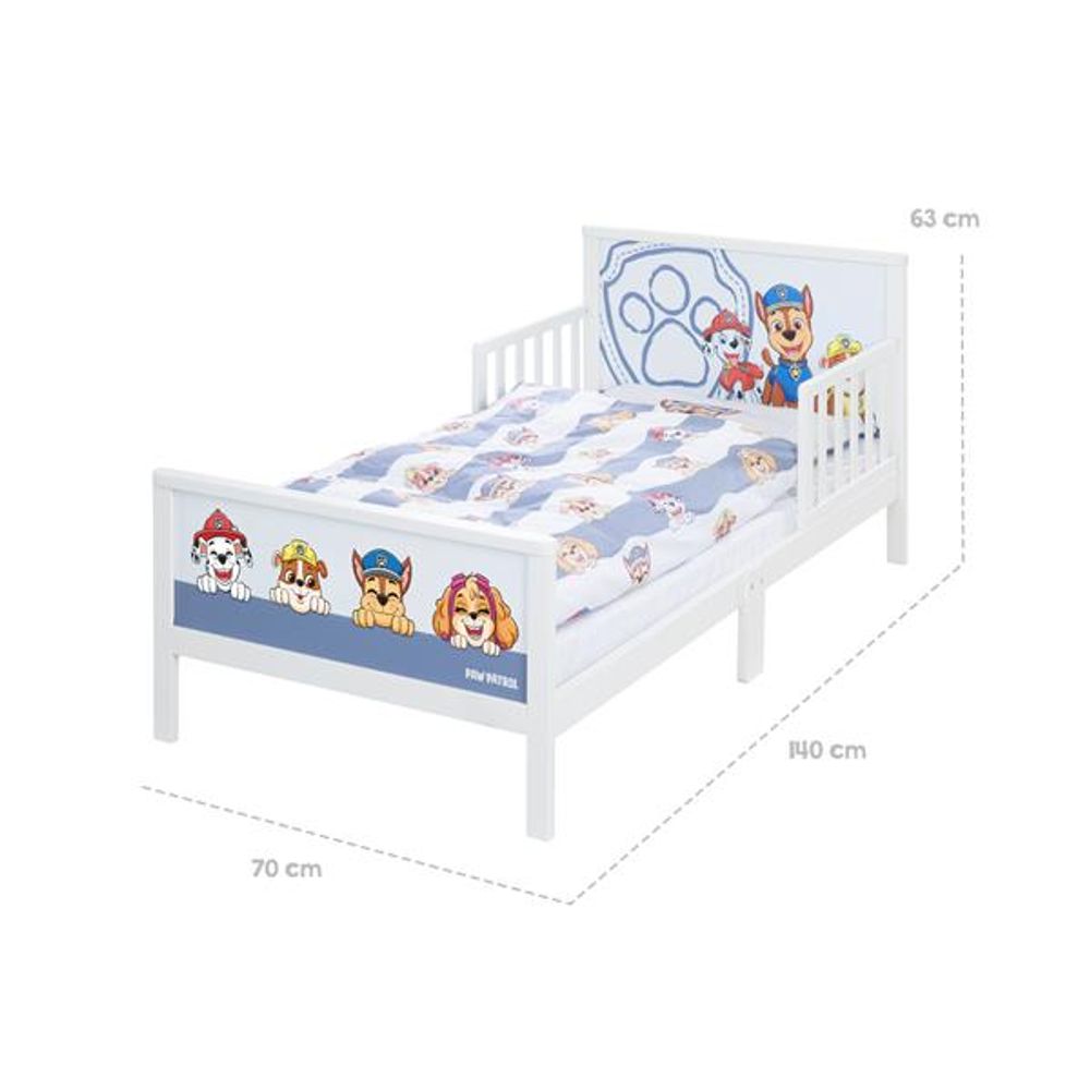 Roba Kids Dječiji krevet Paw Patrol sa posteljinom 70x140 cm slika 4