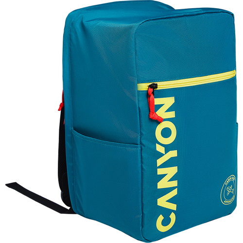 CANYON cabin size backpack for 15.6" laptop, polyester ,dark green slika 2