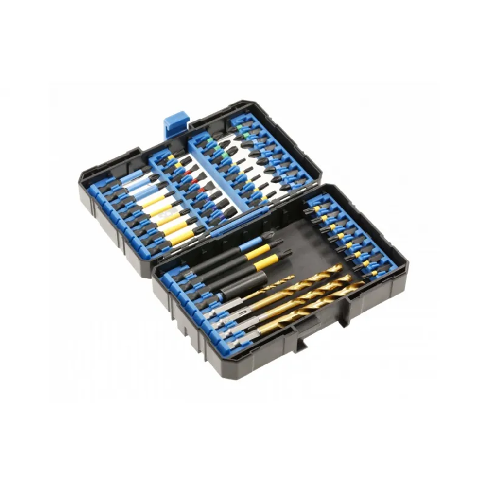 Hogert 56-dijelni set udarnih bitova i burgija za metal HT1S803 slika 1