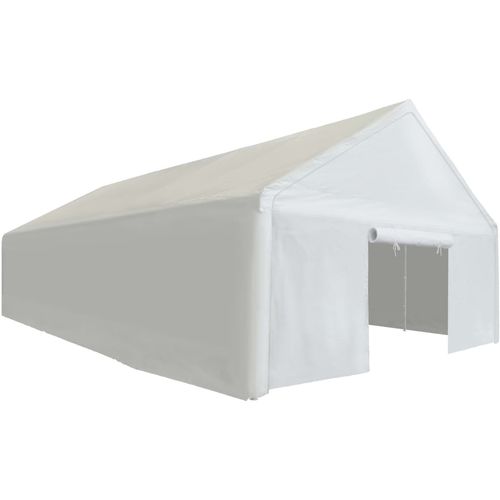 Skladišni šator od PE-a 5 x 10 m bijeli slika 2