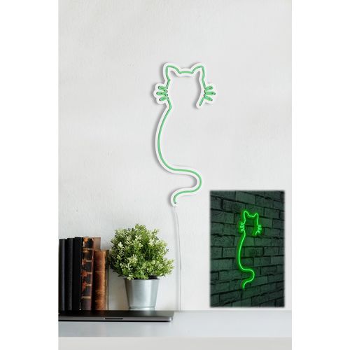 Cat - Green Green Decorative Plastic Led Lighting slika 3