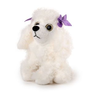 AMEK Plišana igračka Pudlica 18cm, Bijela