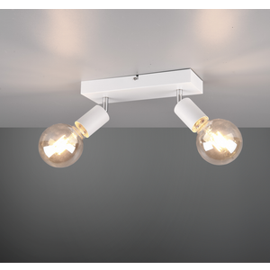 VANNES SPOT LAMPA,2XE27 BIJELO