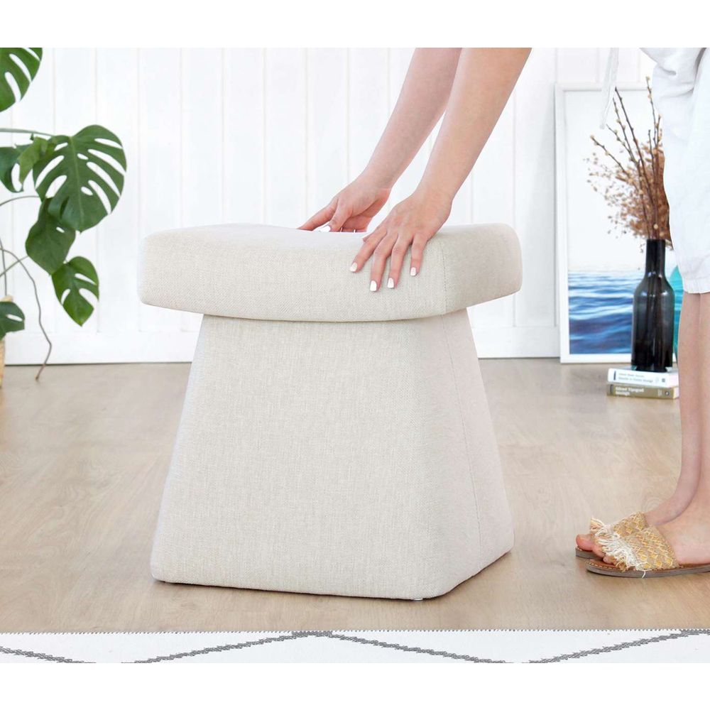 Pouffe Gurrata - Boja: krem slika 2