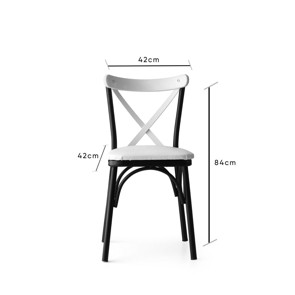 Ekol - 1334 V4 Bijeli Set Stolica (4 Komada) slika 7