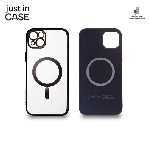 2u1 Extra case MAG MIX PLUS paket CRNI za iPhone 14 Plus slika 3