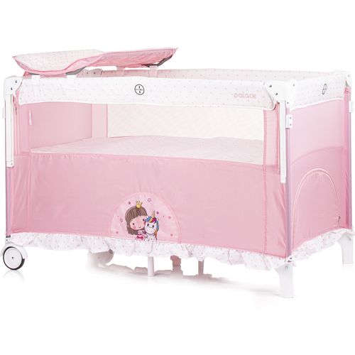 Chipolino putni krevetić s pomičnom stranicom Palace Princess Pink slika 4