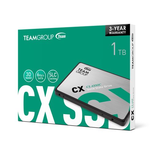 Teamgroup 1TB SSD CX2 3D NAND SATA 3 2.5" slika 5