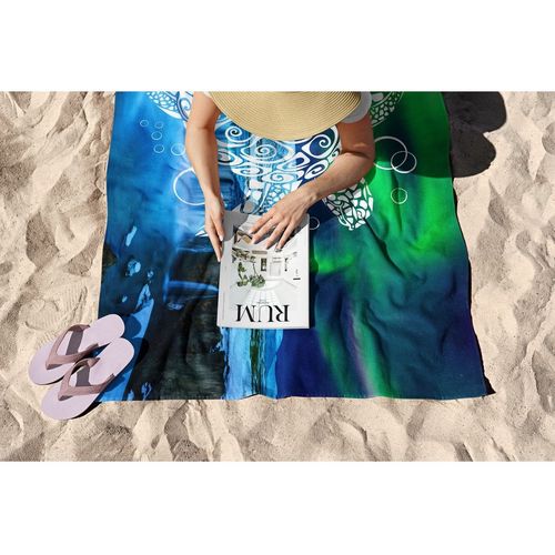 Colourful Cotton Ručnik za plažu Blue Turtle 70 slika 5