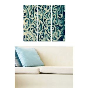 Dekorativna Slika od MDF-a u Više Boja MDF1179824 (Set od 3 Komada)
