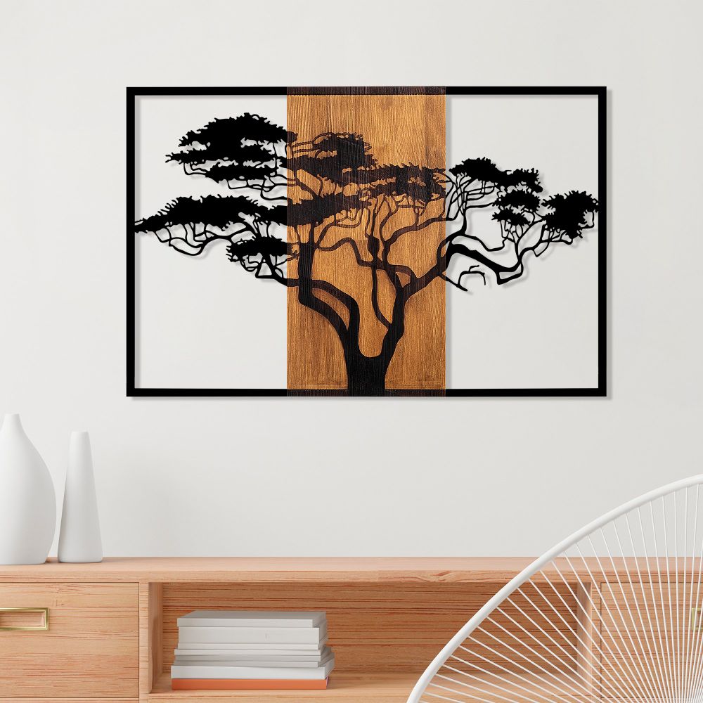 Dekorativni Drveni Zidni Ukras - Acacia Tree 388 Walnut slika 2