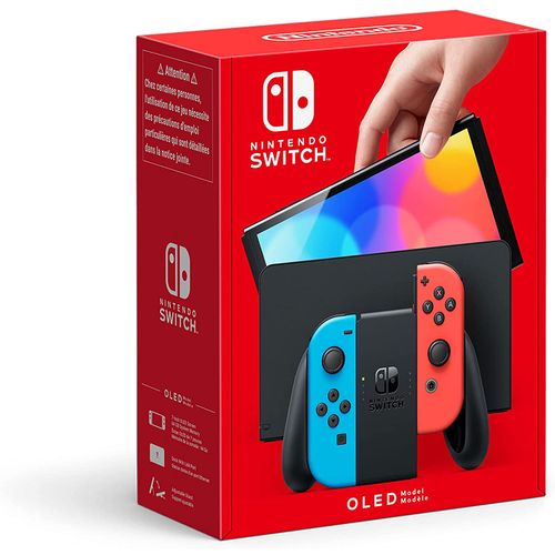 Nintendo Switch Konzola (OLED Model) - Neon Crvena i Plava slika 1