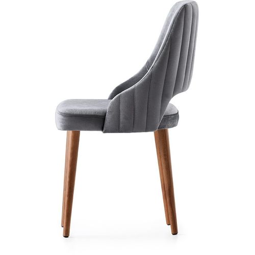 Açelya - Grey - 1 Grey Chair Set (4 Pieces) slika 4