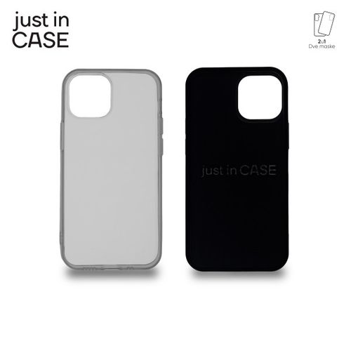 2u1 Extra case MIX paket CRNI za iPhone 13 Mini slika 2