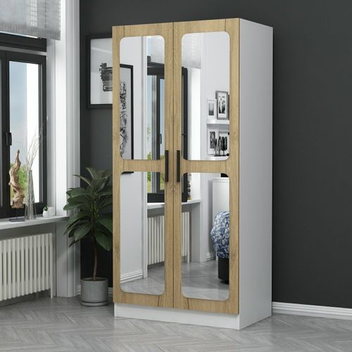 Woody Fashion Garderoba, Kale Mirror Walnut - 190 slika 1