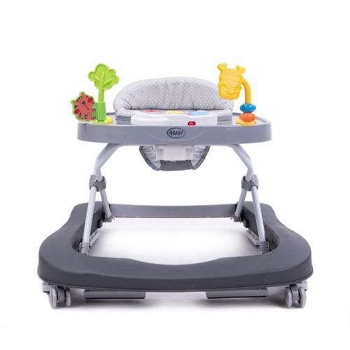 4BABY hodalica Walk’n Push Dark Grey slika 1