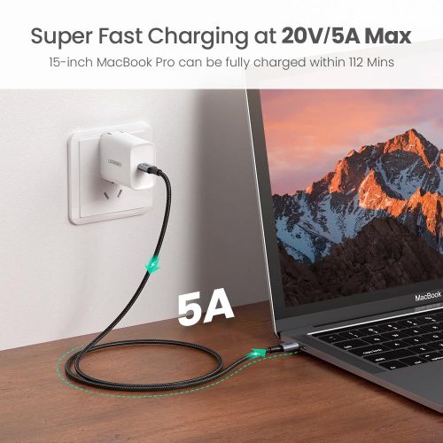 Ugreen 100W PD USB-C na USB-C kabel, 2m - u polybag pakiranju slika 7