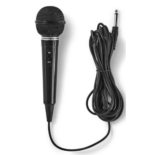 MPWD01BK Karaoke mikrofon, 6.35mm -75dB+/-3dB, Sensitivity, 80Hz-12kHz, 5.0m slika 1