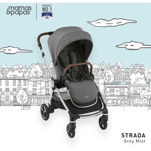 Mamas & Papas Strada 2u1 kolica - Grey Mist slika 8