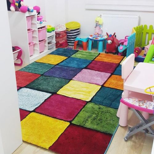 Renkli Kare Multicolor Carpet (120 x 170) slika 2