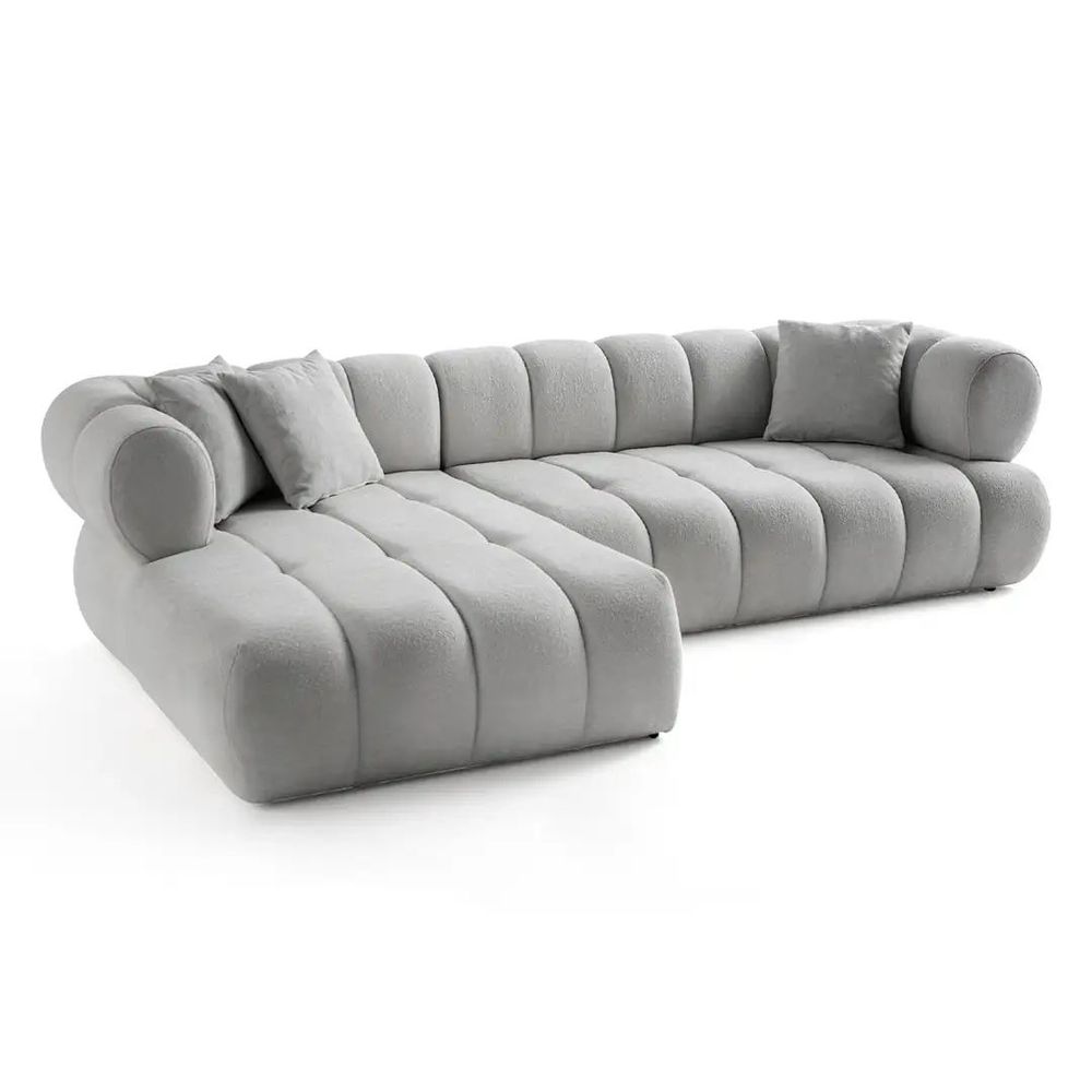 Ugaona Sofa Petra Lijeva - Siva slika 6