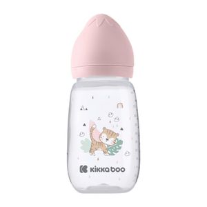 Kikka Boo Plastična flašica Savanna 310ml 6m+ Pink