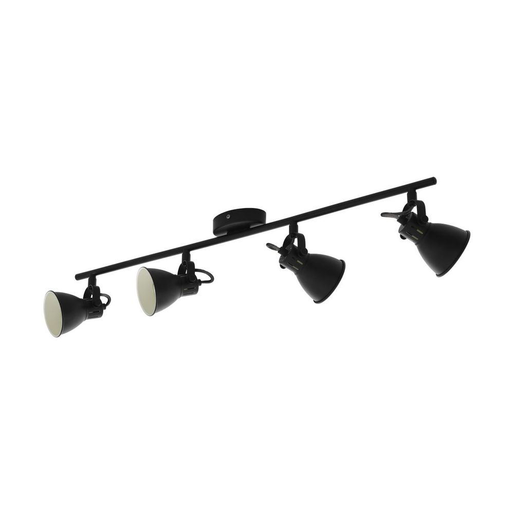 Eglo Seras 2 Reflektor sa 4 LED Žarulje GU10 - Crna/Čelik slika 1