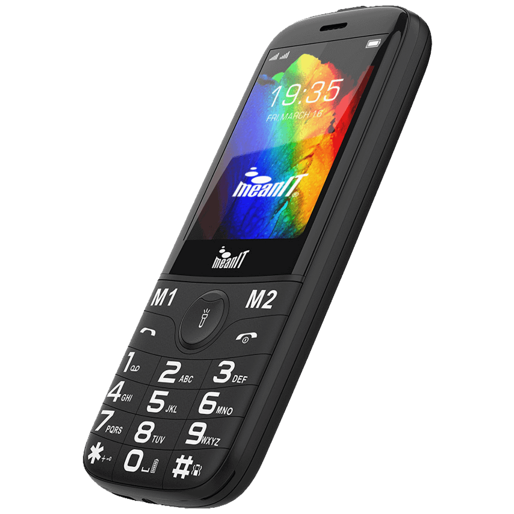 MeanIT Telefon mobilni, 2.8" ekran, Dual SIM, Led svjetiljka - SENIOR 20, Crni slika 3