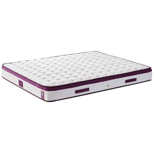 Woody Fashion Madrac, Bijela boja Ljubičasta, Violet 200x200 cm Double Size Middle Firm Mattress slika 4