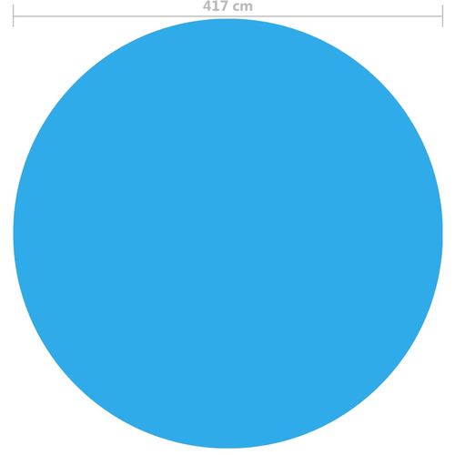 Pokrivač za bazen plavi 417 cm PE slika 14