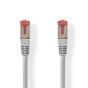 Kabel NEDIS CCGL85220GY30, Patch, CAT6 SFTP, UTP, sivi, 3m