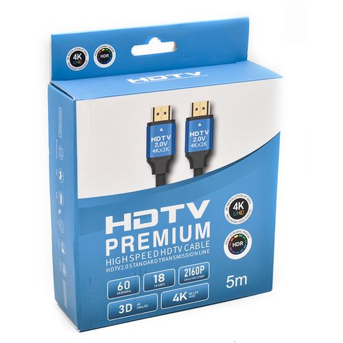 HDMI kabl V2.0 gold 5m KT-HK2.0-5M slika 2