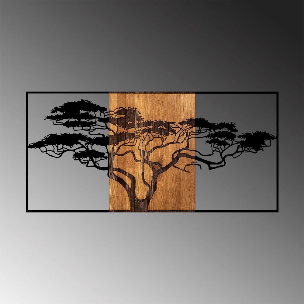 Dekorativni Zidni Ukras - Acacia Tree 328 u Boji Crnog Oraha slika 5