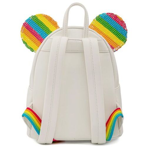 Loungefly mini ruksak Disney Sequin Rainbow Minnie slika 3