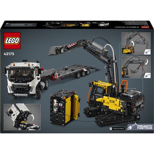 LEGO® TECHNIC™ 42175 Kamion Volvo FMX i električni bager EC230 slika 2