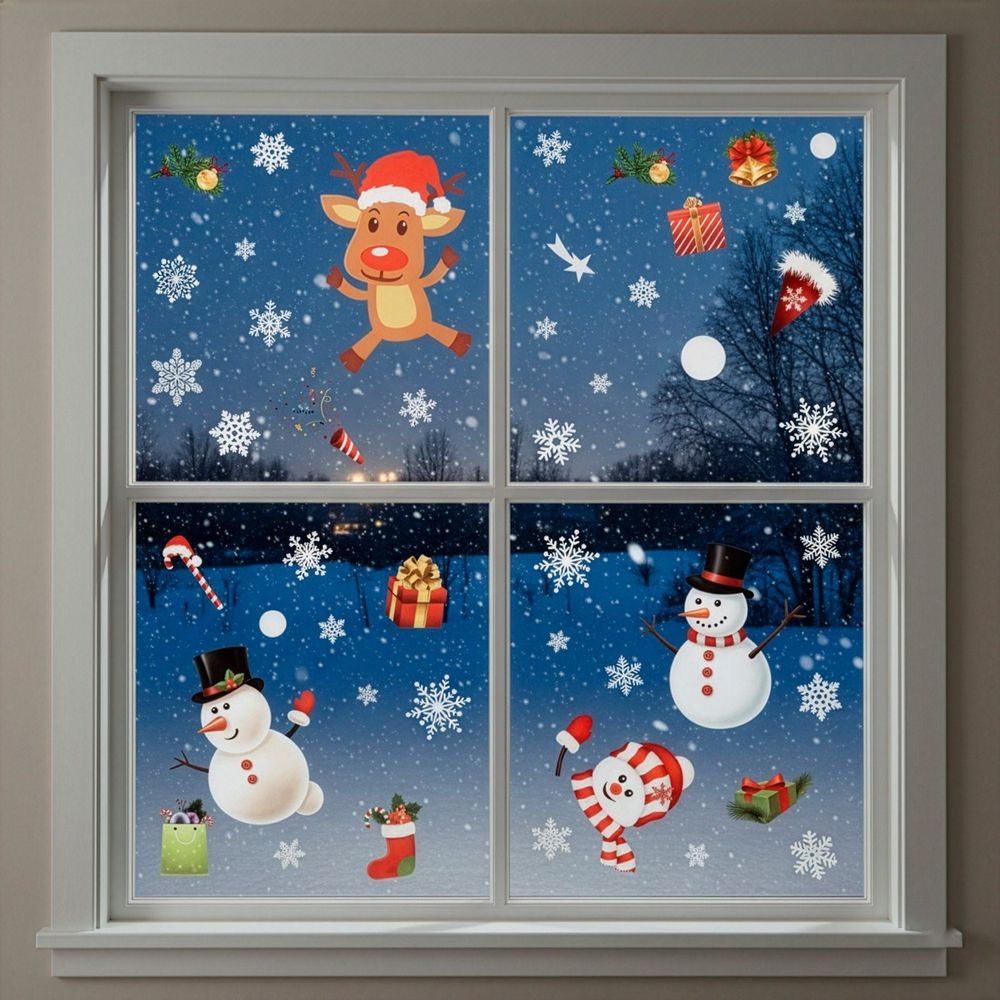 Ca1452 božićni set naljepnica 50 x 35 cm slika 3