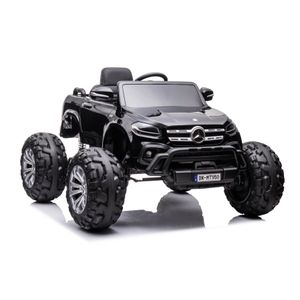 Licencirani auto na akumulator  Mercedes DK-MT950 4x4 - crni/lakirani